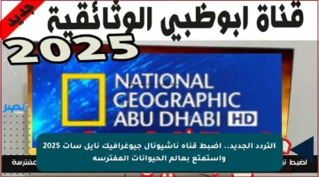 التردد الجديد.. اضبط قناة ناشيونال جيوغرافيك نايل سات 2025 واستمتع بعالم الحيوانات المفترسة